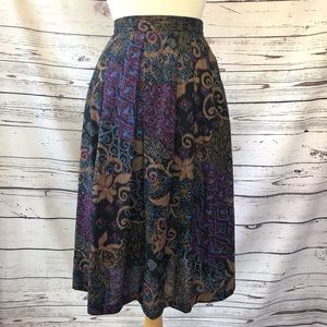 Vintage 1980’s Requirements Petites Midi Skirt